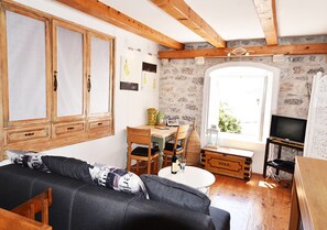 Family Apartment, Sea View | Living room | LCD TV - Villa Perast (Perast)