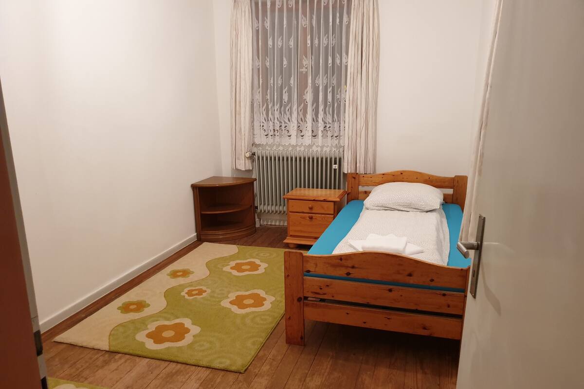 Desk, blackout curtains, free WiFi, bed sheets