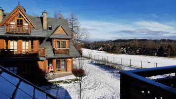 Appartement, uitzicht op bergen (J2) | Terras