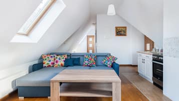 Apartment, Bergblick (T5) | Eigene Kochnische | Kühlschrank, Herdplatte, Wasserkocher mit Kaffee-/Teezubehör