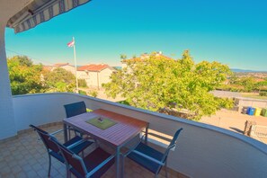 Uitzicht vanaf balkon