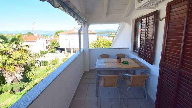Appartement, 1 chambre, patio | Balcon