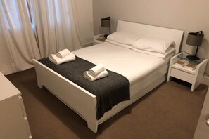 Appartement (1 Bedroom) | 1 slaapkamer, luxe beddengoed, een laptopwerkplek