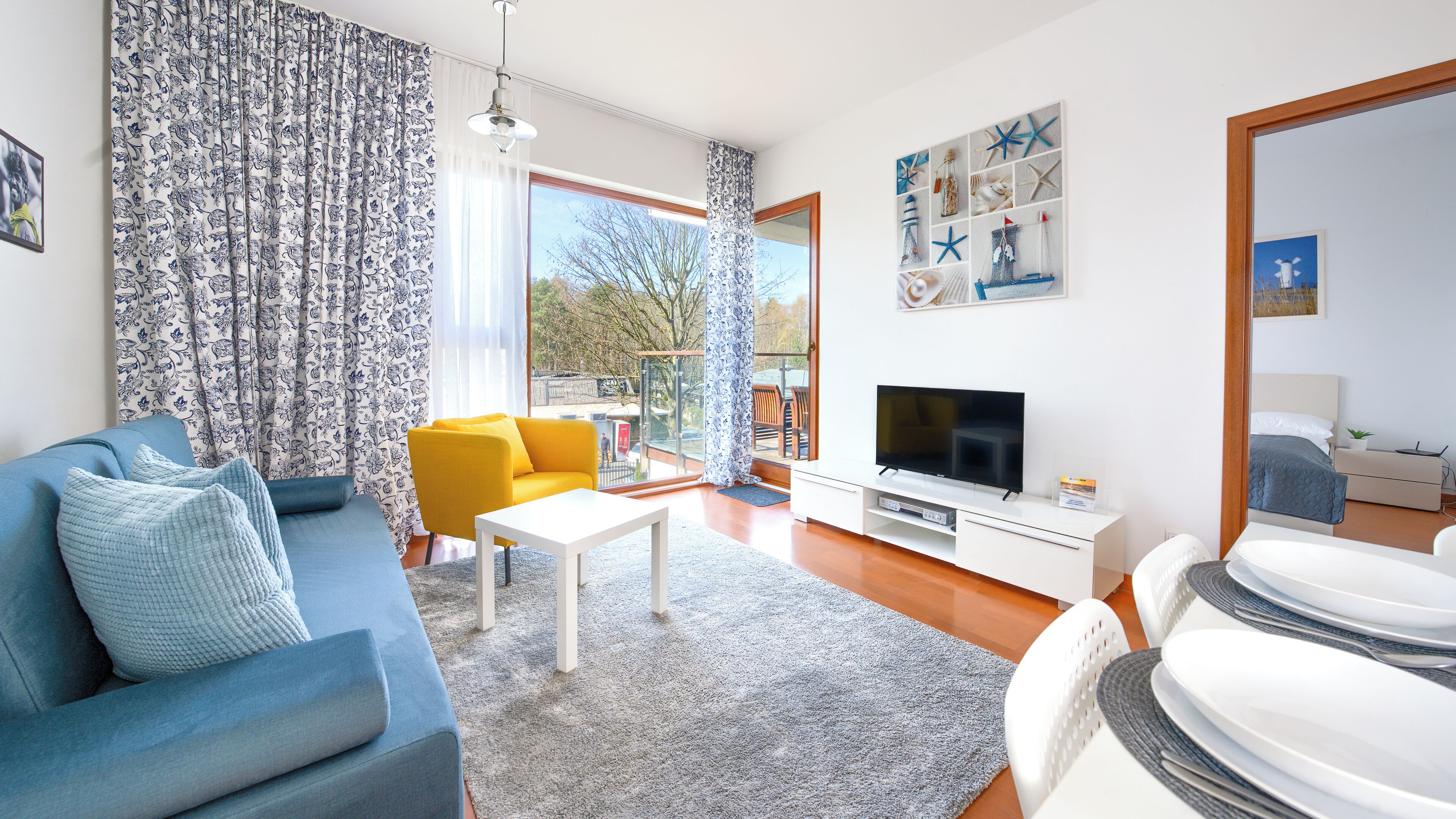 Apartment, Nichtraucher (413) | Wohnbereich | Flachbildfernseher