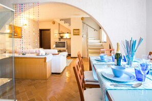 Apartment, Pool View | Living area - Apartment Dina with pool (Malinska-Dubasnica)