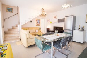 Apartment, 4 Bedrooms | Living area | Flat-screen TV - Apartment Katarina (Malinska-Dubasnica)