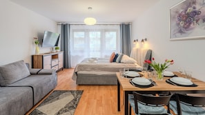 Apartment (16 ul. Zdrojowa 26) | Living area - Apartamenty Sun & Snow Zdrojowa Park (Swinoujscie)
