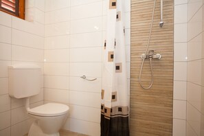 Apartment, 5 Bedrooms | Bathroom | Shower, towels, soap, toilet paper