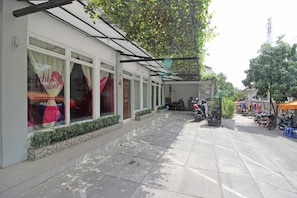 Façade de l’hébergement