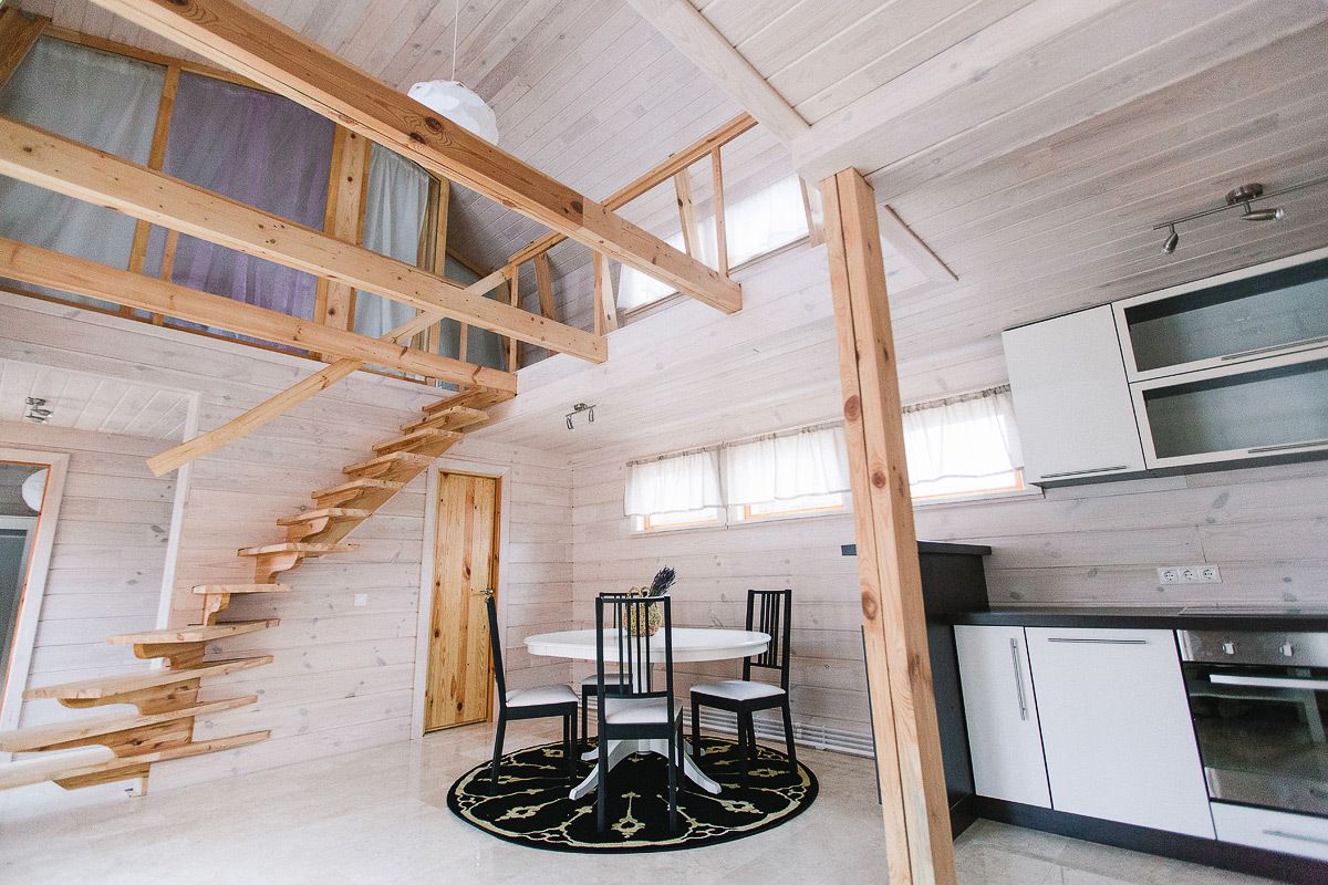 Chalet, 2 Doppelbetten, Nichtraucher | Eigene Küche | Kühlschrank, Herdplatte, Wasserkocher, Kochgeschirr/Geschirr/Besteck