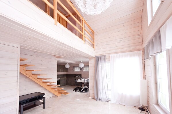 Deluxe Villa, 3 Bedrooms, Sauna | Private kitchen | Fridge, stovetop, dishwasher, electric kettle - Venice (Ershov)