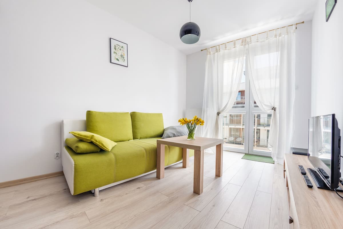 Apartment (41 ul. Bałtycka 16 C) | 1 bedroom, iron/ironing board, bed sheets