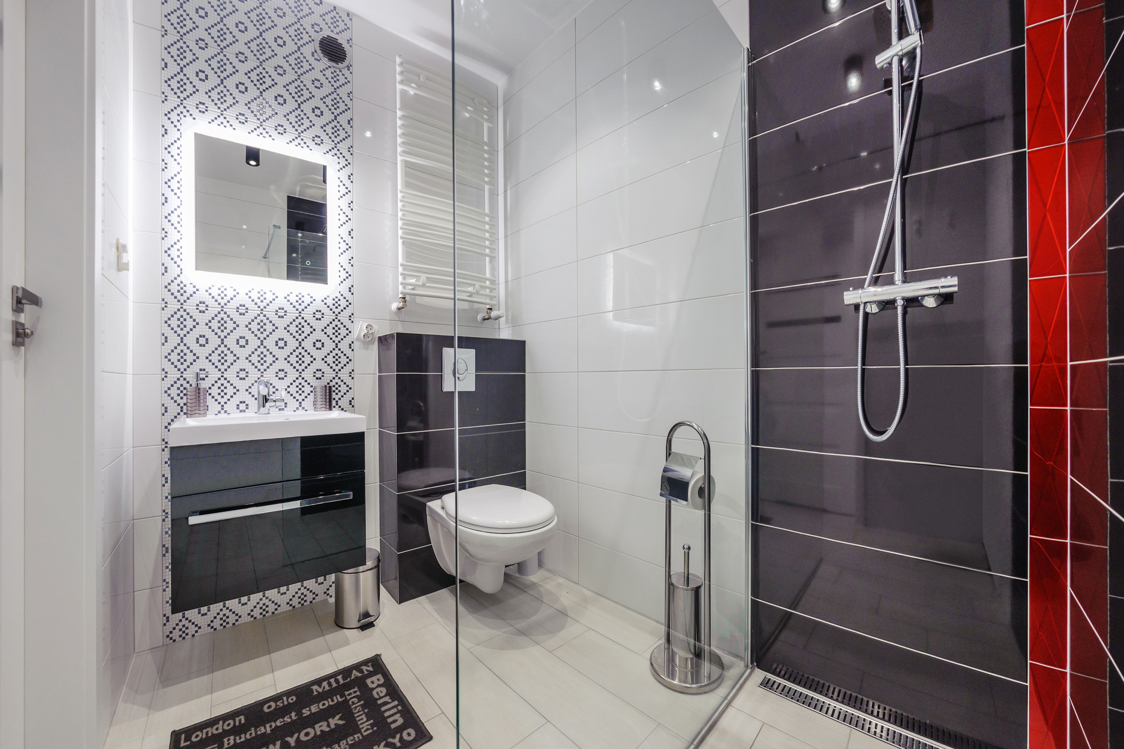 Apartamento (14 ul. Rybacka 11 D) | Banheiro | Secador de cabelo, toalhas de banho