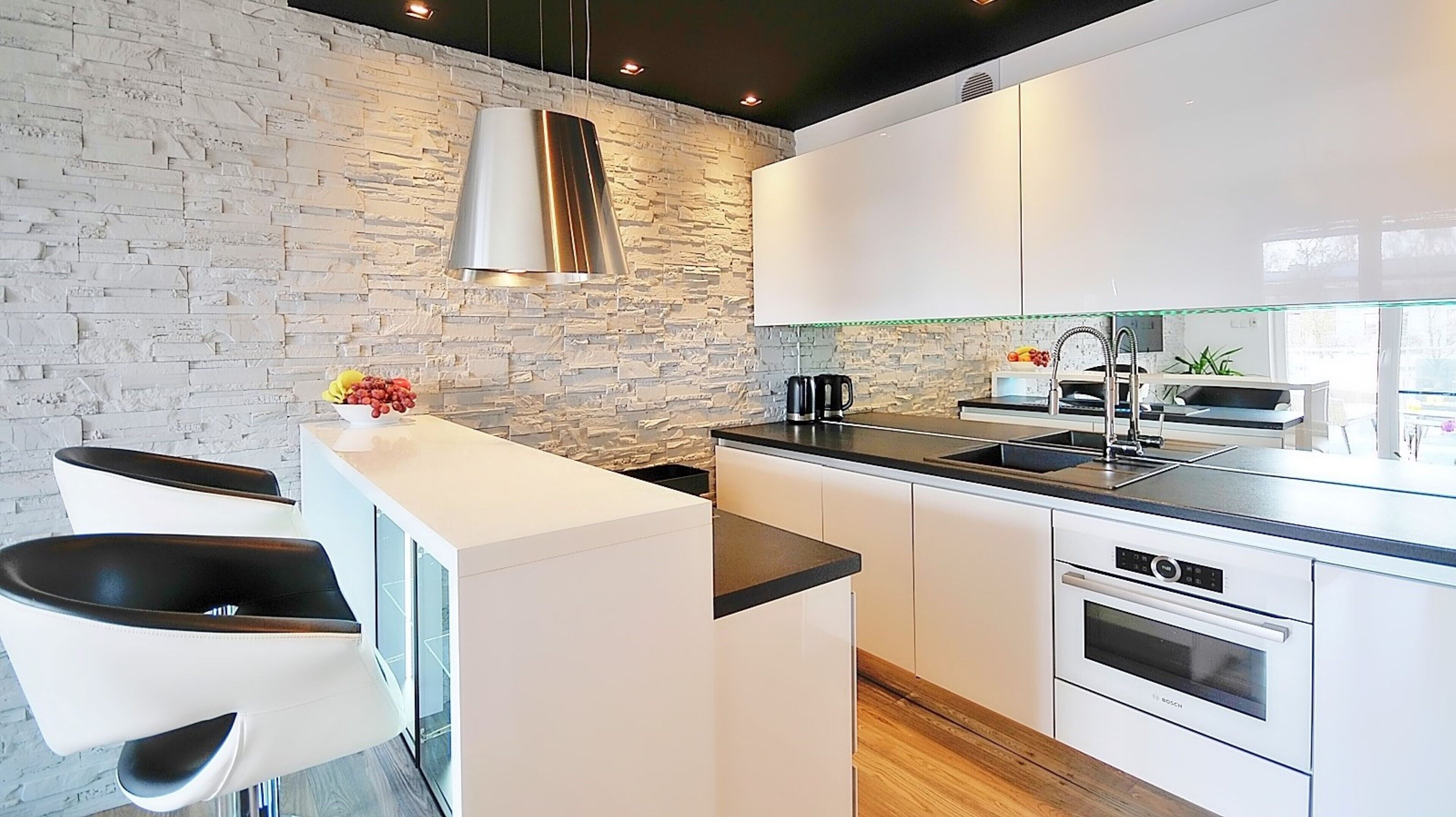 Apartment (401) | Private kitchen | Fridge, electric kettle, cookware/dishes/utensils