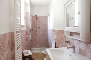 Ducha, artículos de tocador gratuitos, secador de pelo, bidet