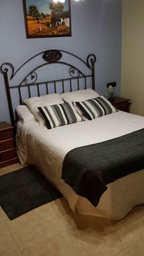 Blackout drapes, iron/ironing board, rollaway beds, free WiFi