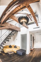 Panoramic Room | Living area | 55-inch LED TV with satellite channels, TV