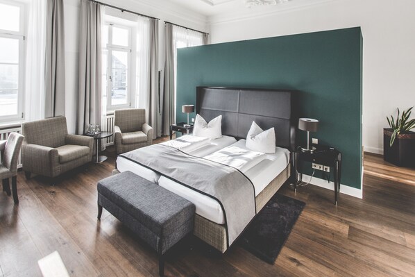 Chambre Double Signature | 1 chambre, literie de qualité supérieure, couette en duvet d'oie