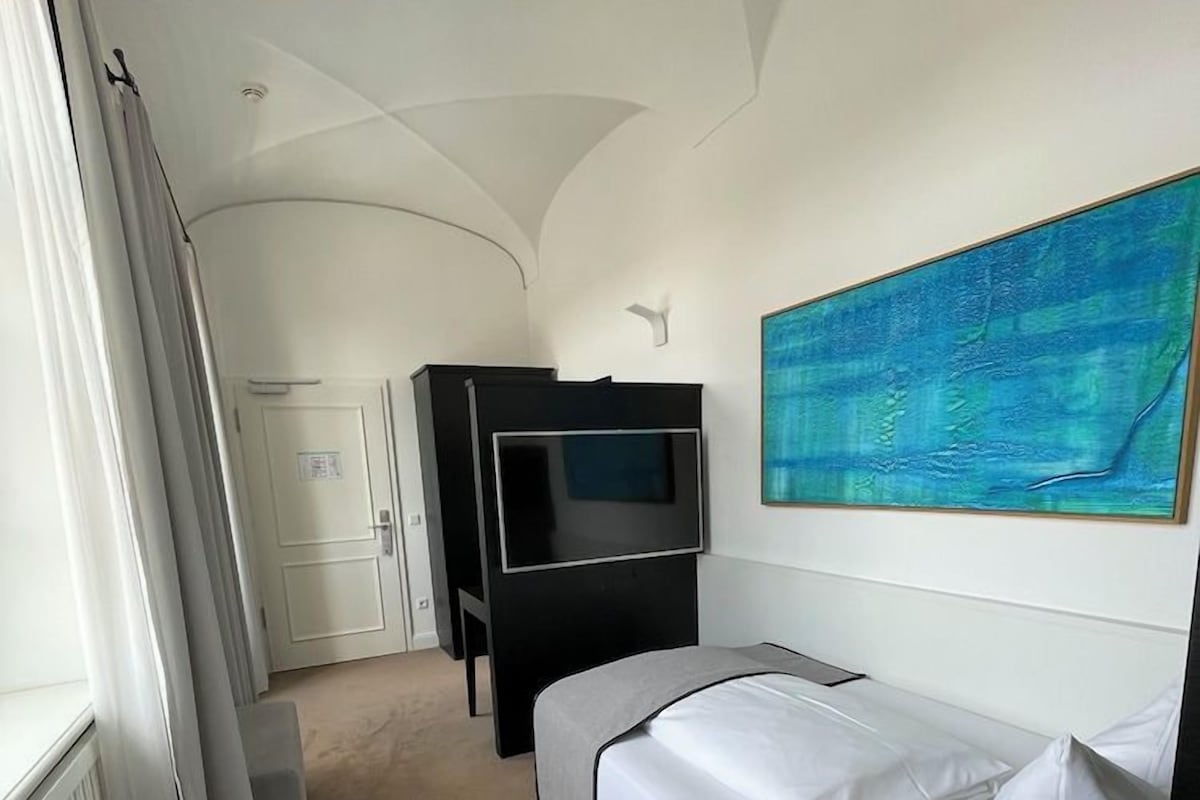 1 dormitorio, ropa de cama de alta calidad, edredones de plumas