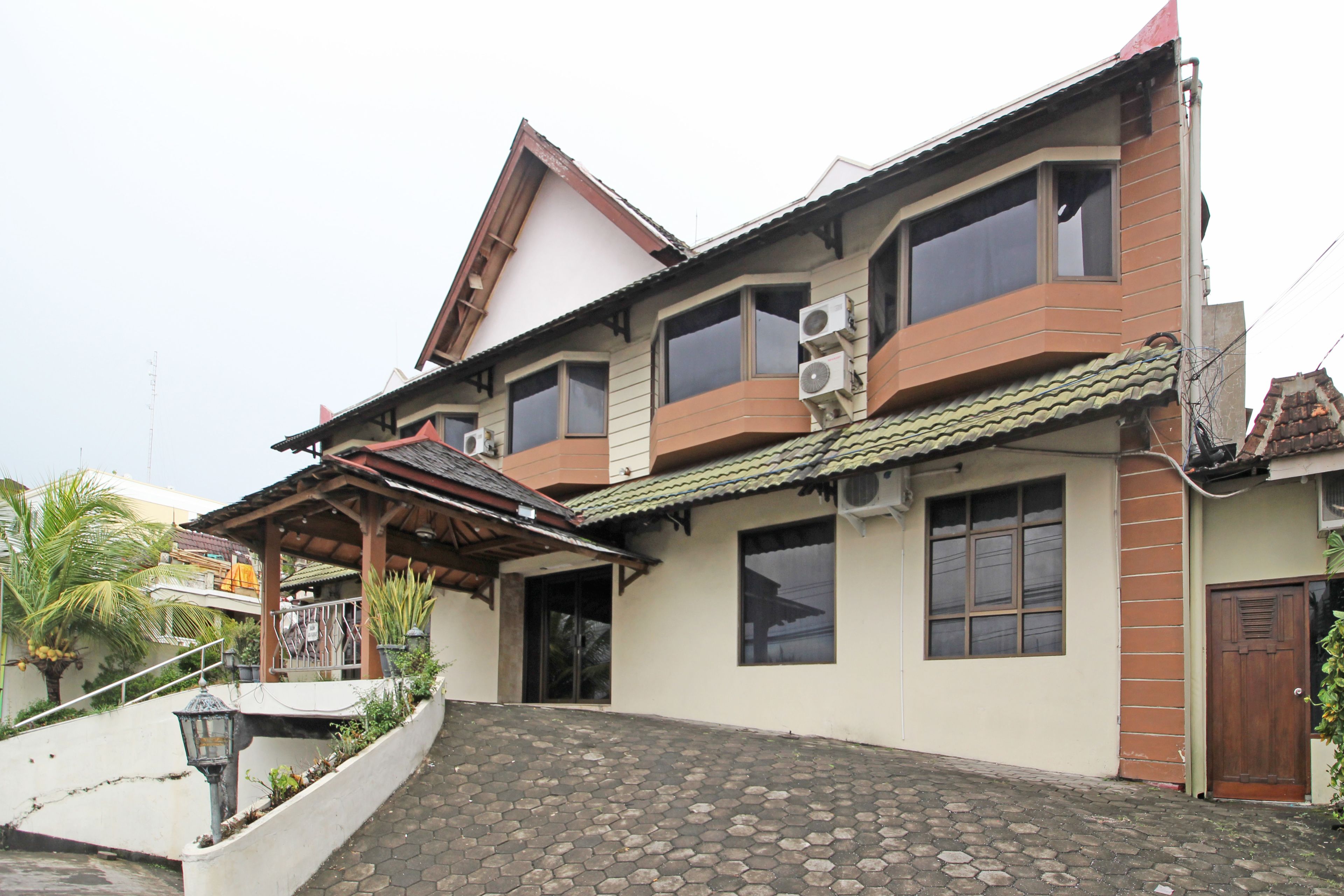 Overnatningsstedets facade