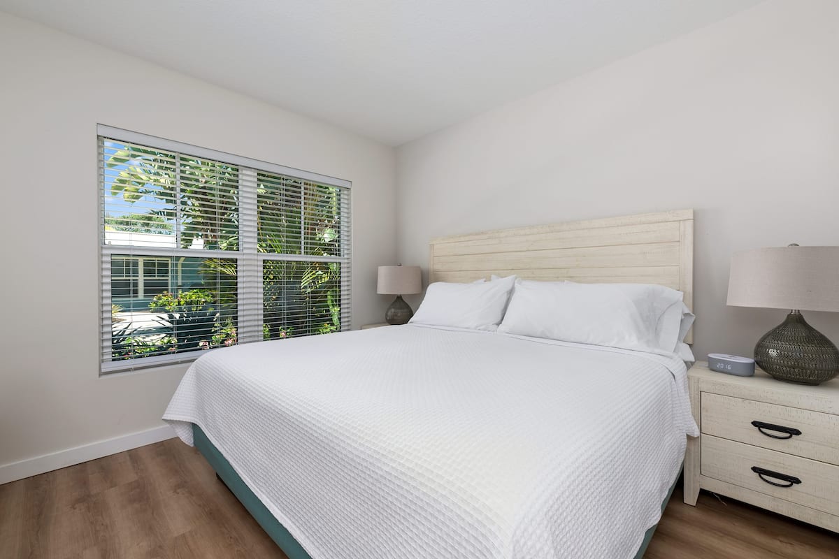 3 habitaciones, ropa de cama de alta calidad y camas con pillow-top