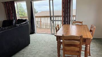 TV, DVD player, stereo