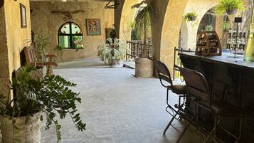 Majoituspaikan julkisivu