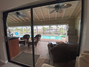 Una piscina riscaldata