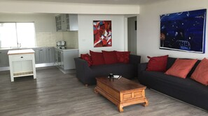 Una televisión, un reproductor de DVD