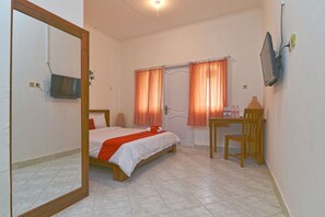 Chambre Double | Bureau, Wi-Fi gratuit, draps fournis