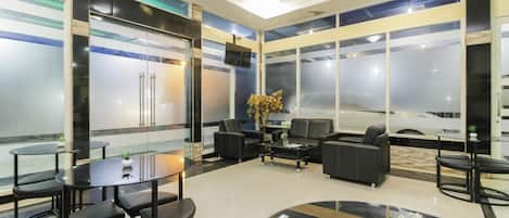 Lobby sitting area