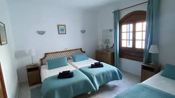 2 bedrooms, in-room safe, iron/ironing board, WiFi