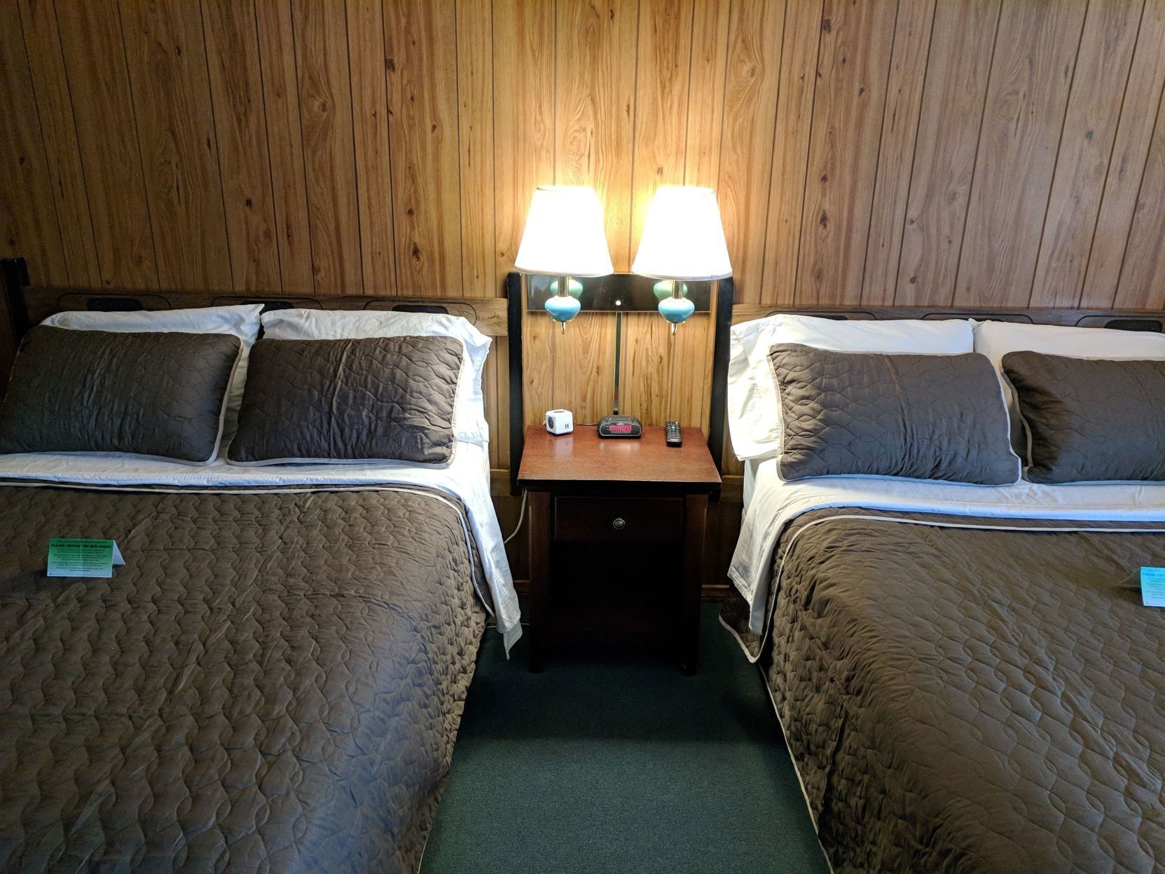 Free WiFi, bed sheets
