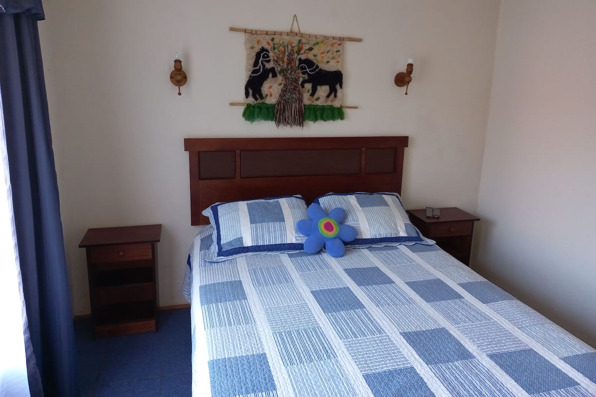 Familie huisje | Pillowtop-bedden, een minibar, individueel gemeubileerd, een bureau