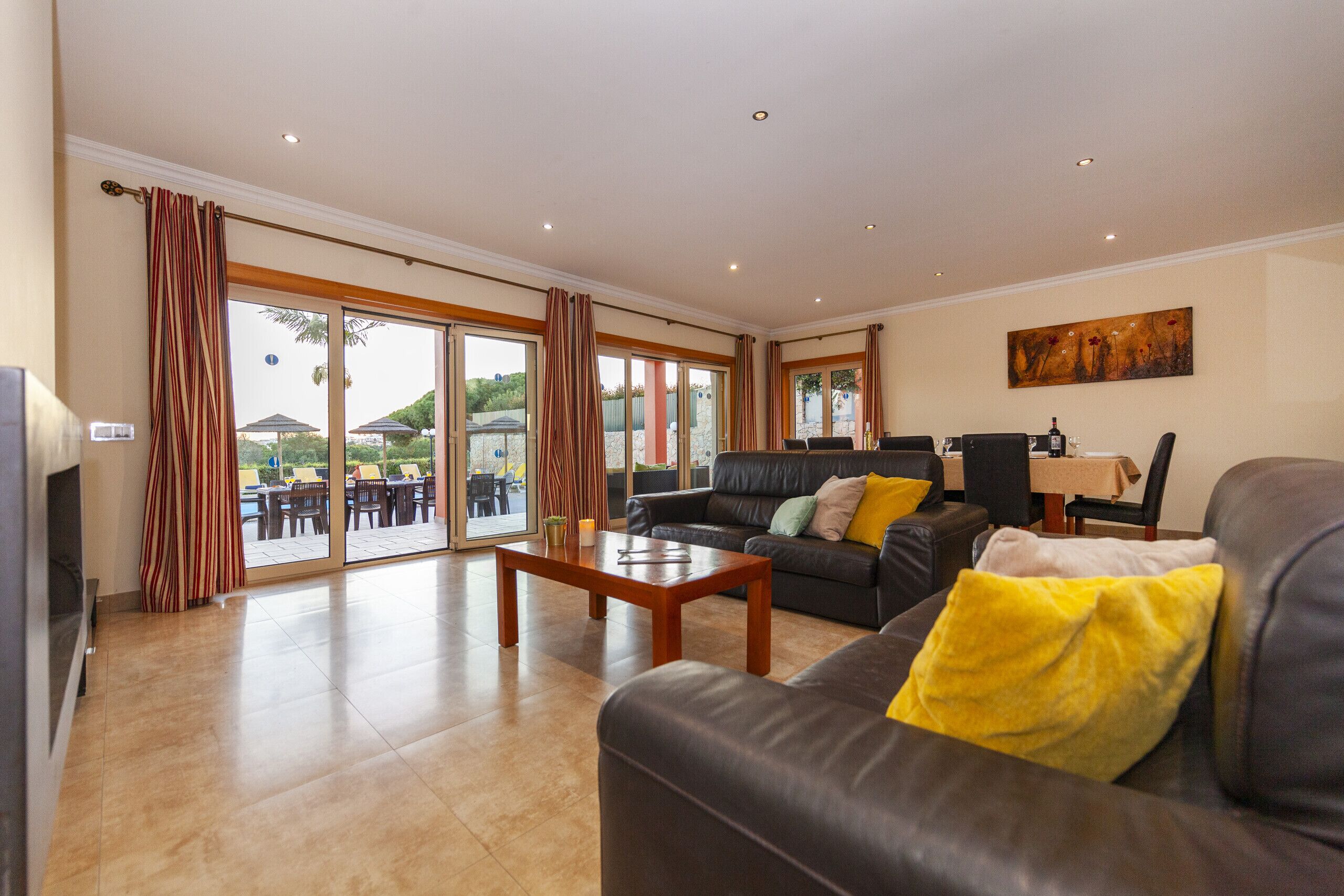 TV, DVD player, foosball