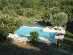 Outdoor pool - House / Villa - St martin d ardeche (Laval-Saint-Roman)