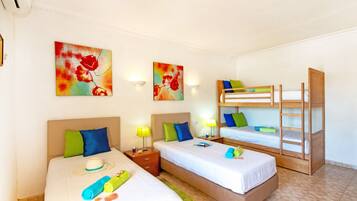 6 bedrooms, in-room safe, iron/ironing board, free WiFi