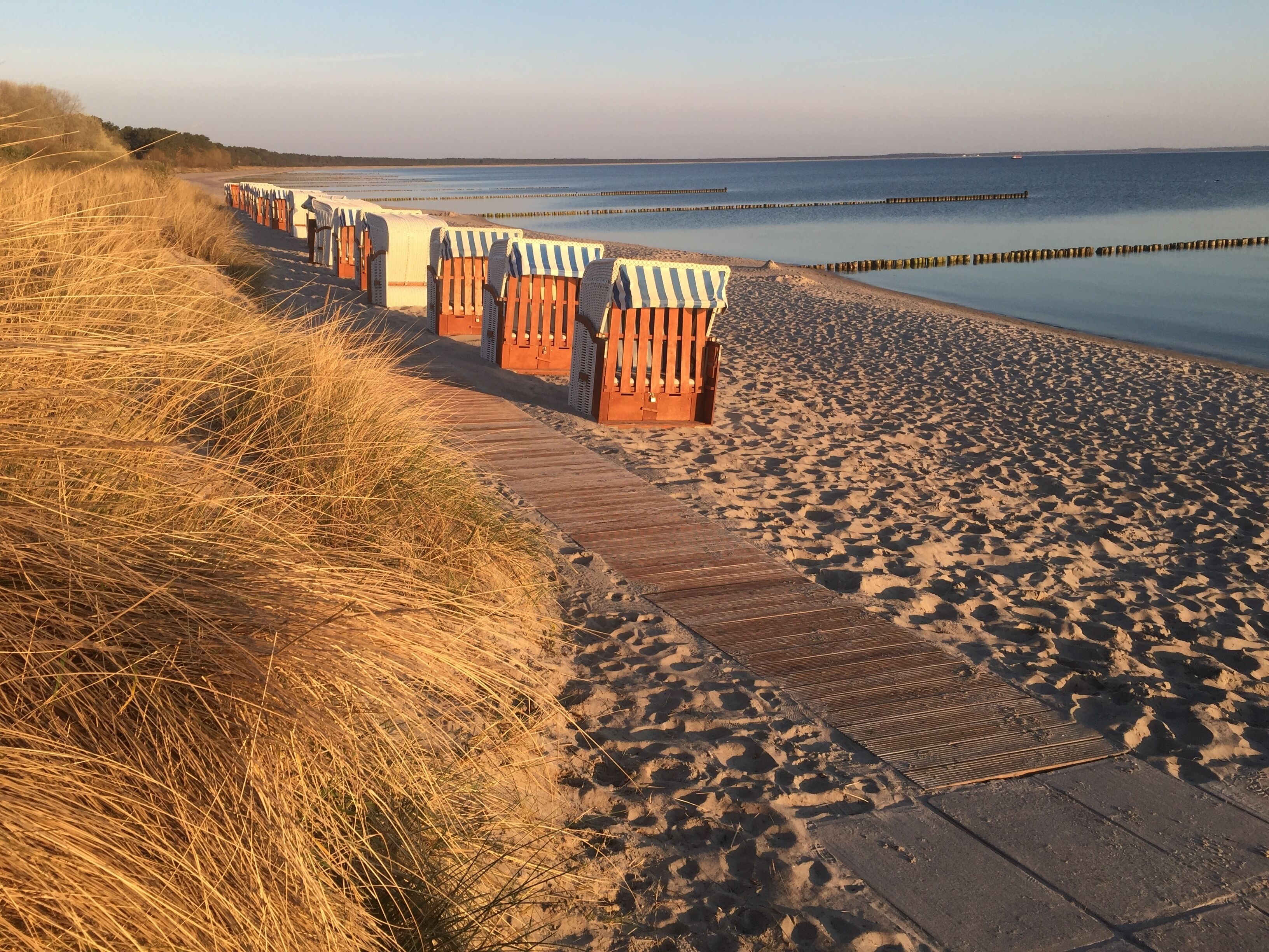 Beach nearby, sun-loungers
