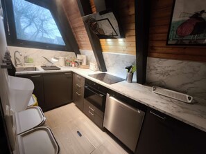 Fridge, microwave, oven, stovetop - Dat Schnieke Huus - with WLAN (Butjadingen)