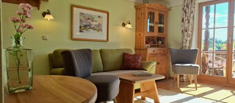 Heissbauer Vacation Rental "Karwendelblick" with Mountain Views, 2 Bedrooms, and 2 Bathrooms