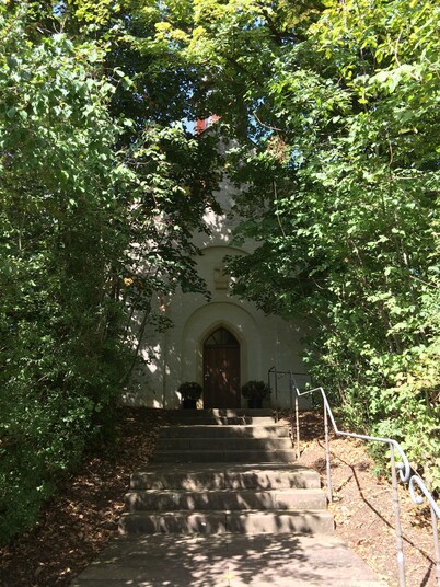 Old forge in a listed courtyard