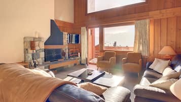 TV, fireplace, DVD player