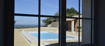 Large Mas with heated pool for 10 people, 3 Bathrooms panomaric view