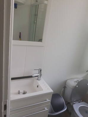 Serviettes fournies, savon, papier toilette