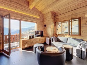 Télévision, cheminée, lecteur de DVD