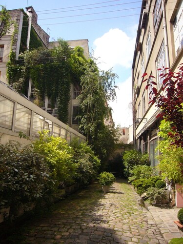 Kleines Studio in privaten grünen Gasse im Herzen von Paris