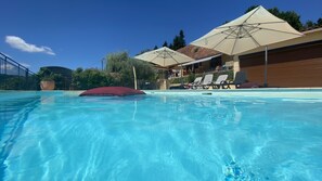 Una piscina riscaldata