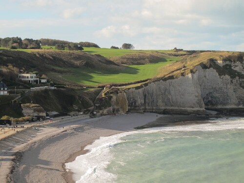 "La Maison", im Herzen des Dorfes, 50 Meter vom Meer entfernt