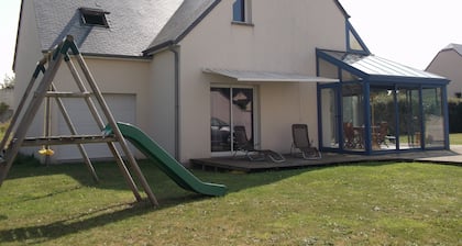 VILLA con piscina a 300 m de la orilla del mar Agon-coutainville 7/8 personas
