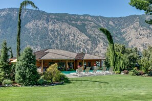 Exterior - Secluded Manson Pool House with Private Pool & Hot Tub, Dock on Lake Chelan (Manson)